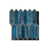 Crayon Blue Peel and Stick Wall Tile | Kitchen Backsplash Tiles